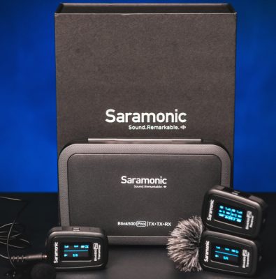 Saramonic Blink 500 Pro B2 (TX+TX+RX) gồm 2 bộ phát và 2 Mic cài áo