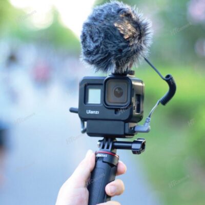 Khung Nhựa vlog Gopro 8 có thiết kế nhỏ gọn có thể để ở bất kỳ túi nào của bạn, hoàn hảo cho những chuyến phiêu lưu.