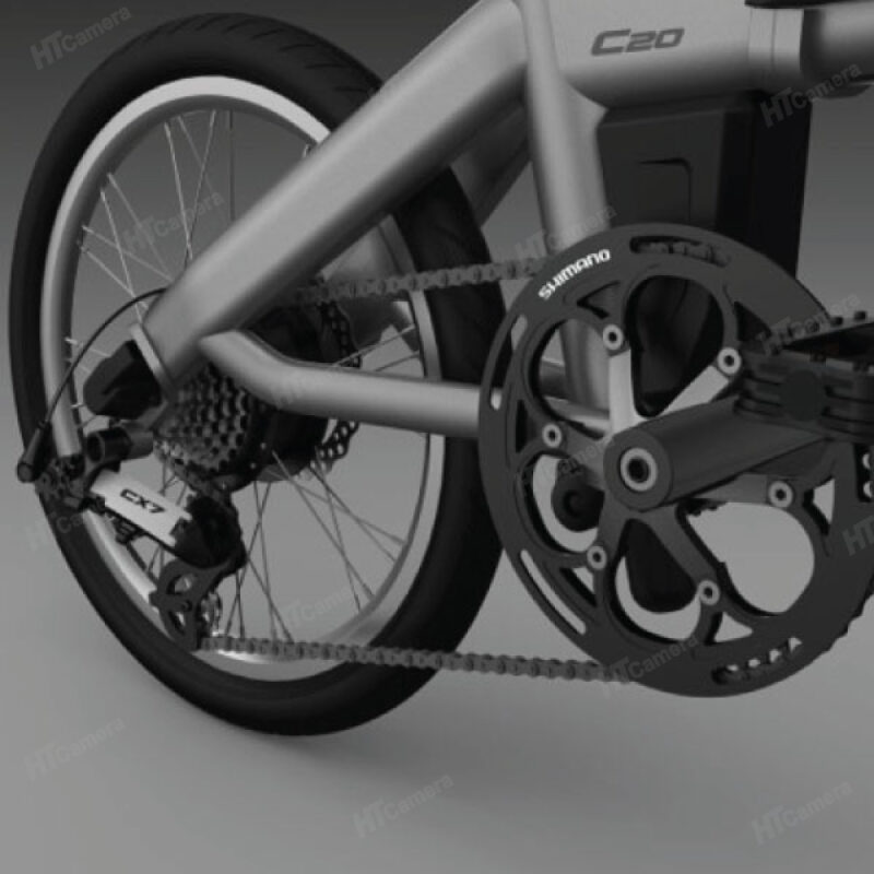 Xe đạp điện gập HIMO C20 - HT Camera