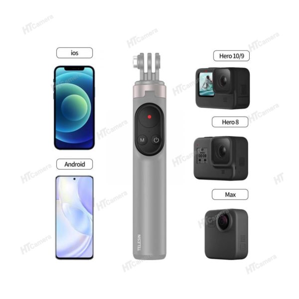 Gậy tự sướng Telesin & Remote cho GoPro /Smartphone | HTCamera 3