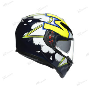 Helmet AGV K3 SV – BUBBLE BLUE/WH/YELLOW FLUO - HT Camera