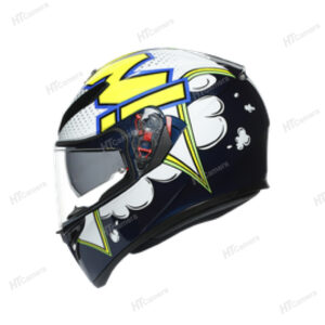 Helmet AGV K3 SV – BUBBLE BLUE/WH/YELLOW FLUO | HTCamera 5