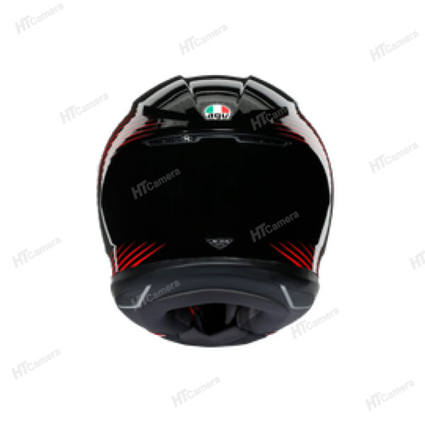 Helmet AGV K6 – RUSH BLACK/RED | HTCamera 1