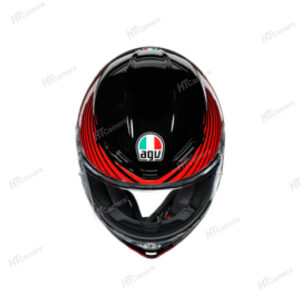 Helmet AGV K6 – RUSH BLACK/RED | HTCamera 2