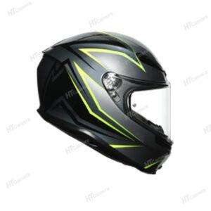 Helmet AGV K6 – FLASH GREY BLACK LIME | HTCamera 6