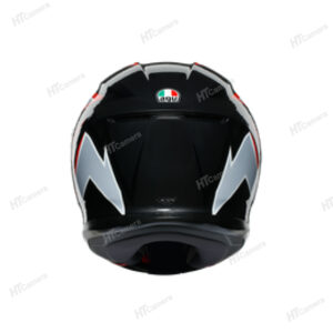 Helmet AGV K6 – FLASH MATT BLACK GREY RED | HTCamera 3