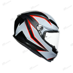 Helmet AGV K6 – FLASH MATT BLACK GREY RED | HTCamera 6