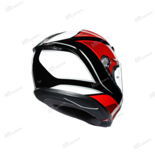 Helmet AGV K6 – HYPHEN BLACK/RED/WHITE | HTCamera 2