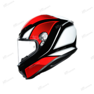 Helmet AGV K6 – HYPHEN BLACK/RED/WHITE | HTCamera 5