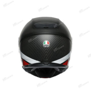 Helmet AGV SPORTMODULAR – LAYER CARBON RED WHITE | HTCamera 1