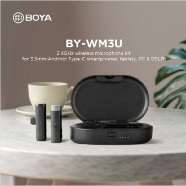 BOYA BY-WM3U Wireless Microphone | Vlog Accessories | HTCamera 1