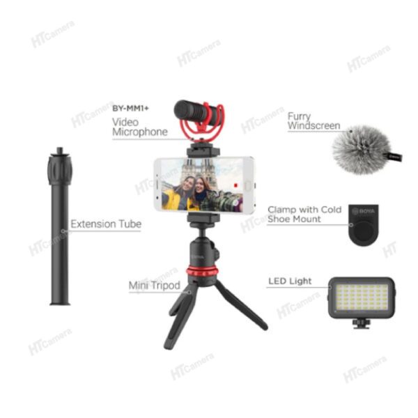 BOYA VG350 Video Kit for phone | Vlog Accessories | HTCamera 2