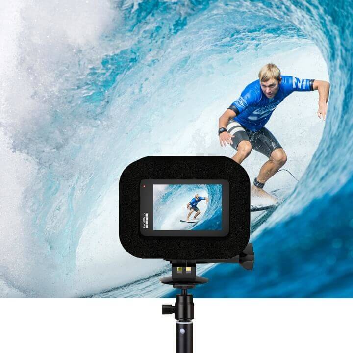 Mút lọc gió Gopro 9,10/11/12 là phụ kiện camera hành động giúp giảm bớt tiếng ồn của gió khi quay clip.