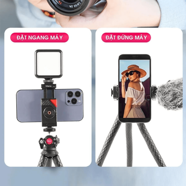 Tripod Bạch Tuột - Chân Máy Đa Năng Ulanzi FT-01 | Phụ kiện camera hành động | HTCamera 5