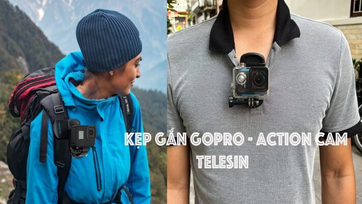 Đánh giá Kẹp balo Telesin dành cho camera hành động chi tiết