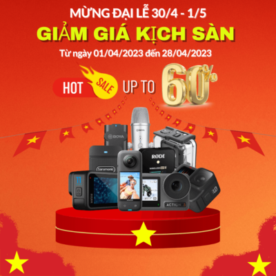 Mừng Đại Lễ 30/4 - 1/5 | Siêu Sale Kịch Sàn | HTCamera