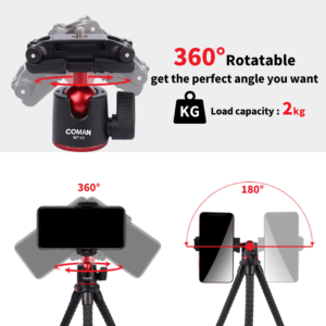 Tripod Bạch Tuột - Chân Máy Đa Năng Coman MT40 | HTCamera 4