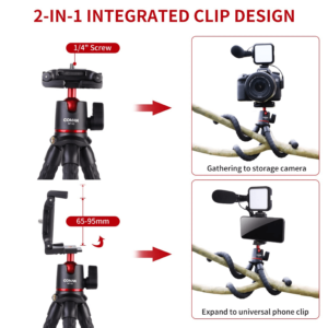 Tripod Bạch Tuột - Chân Máy Đa Năng Coman MT40 | HTCamera 6