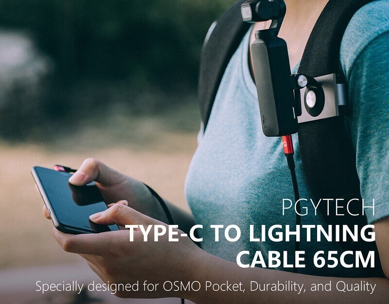 Review Cáp PGYTECH Type C Sang Lightning Chính Hãng