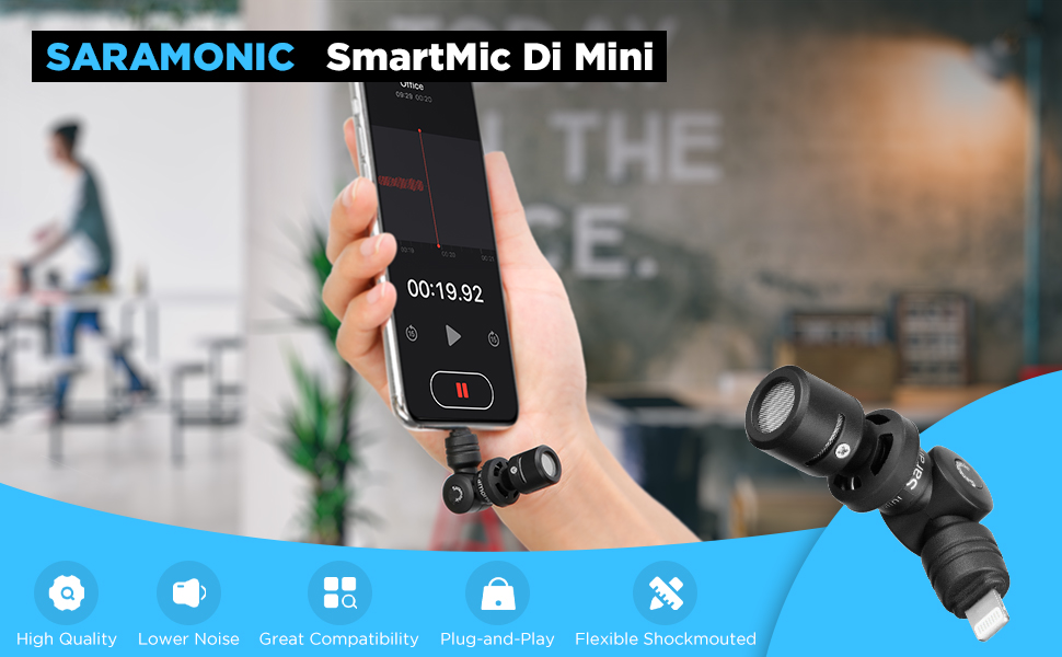 Thật đơn giản để sử dụng Micrô Mini Saramonic SmartMic Di