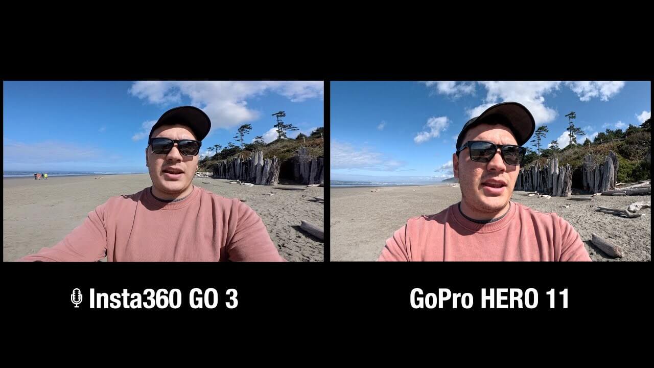 Hiệu suất giữa Insta360 Go 3 với GoPro 11