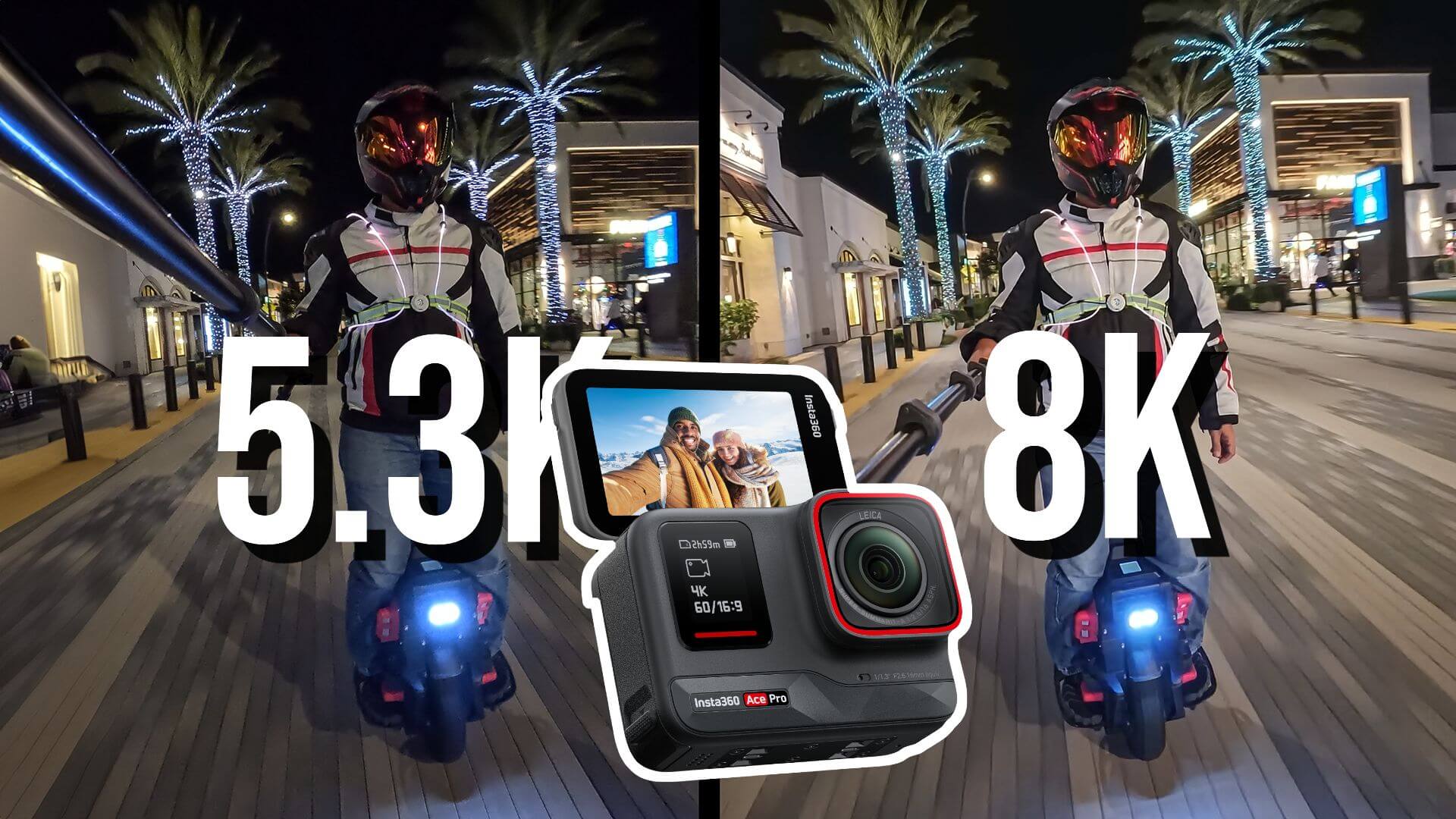 Chất lượng hình ảnh của Insta360 Ace Pro ở các cảnh quay video 8K khá tốt có độ sắc nét cao dù ở vùng tối hay sáng