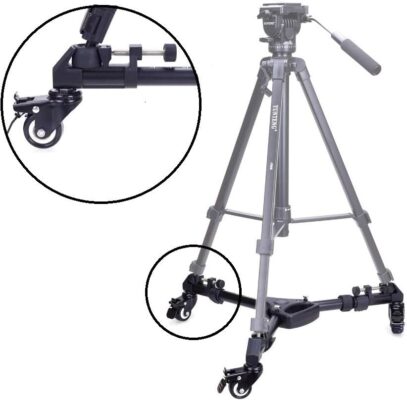 Dolly Tripod Bánh Xe Trượt Chân Máy Yunteng 900 | HTCamera 2