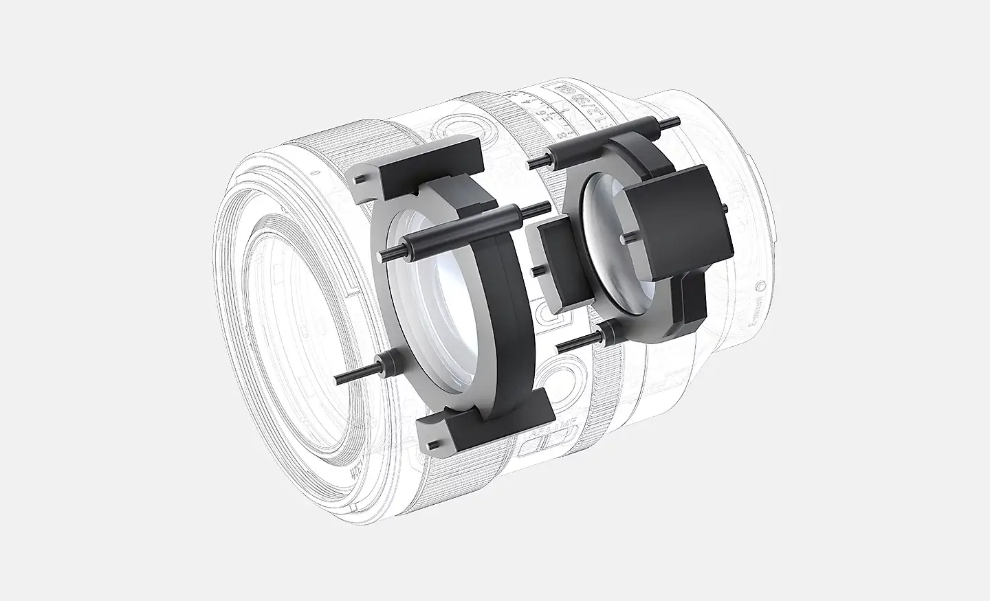 Ống Kính giúp lấy nét tự động và theo dõi nhanh, chính xác, êm