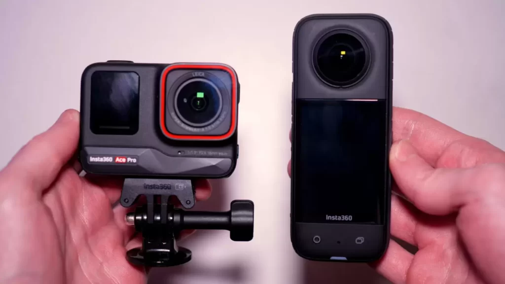 Thiết kế máy ảnh Insta360 Ace Pro vs Insta360 X3