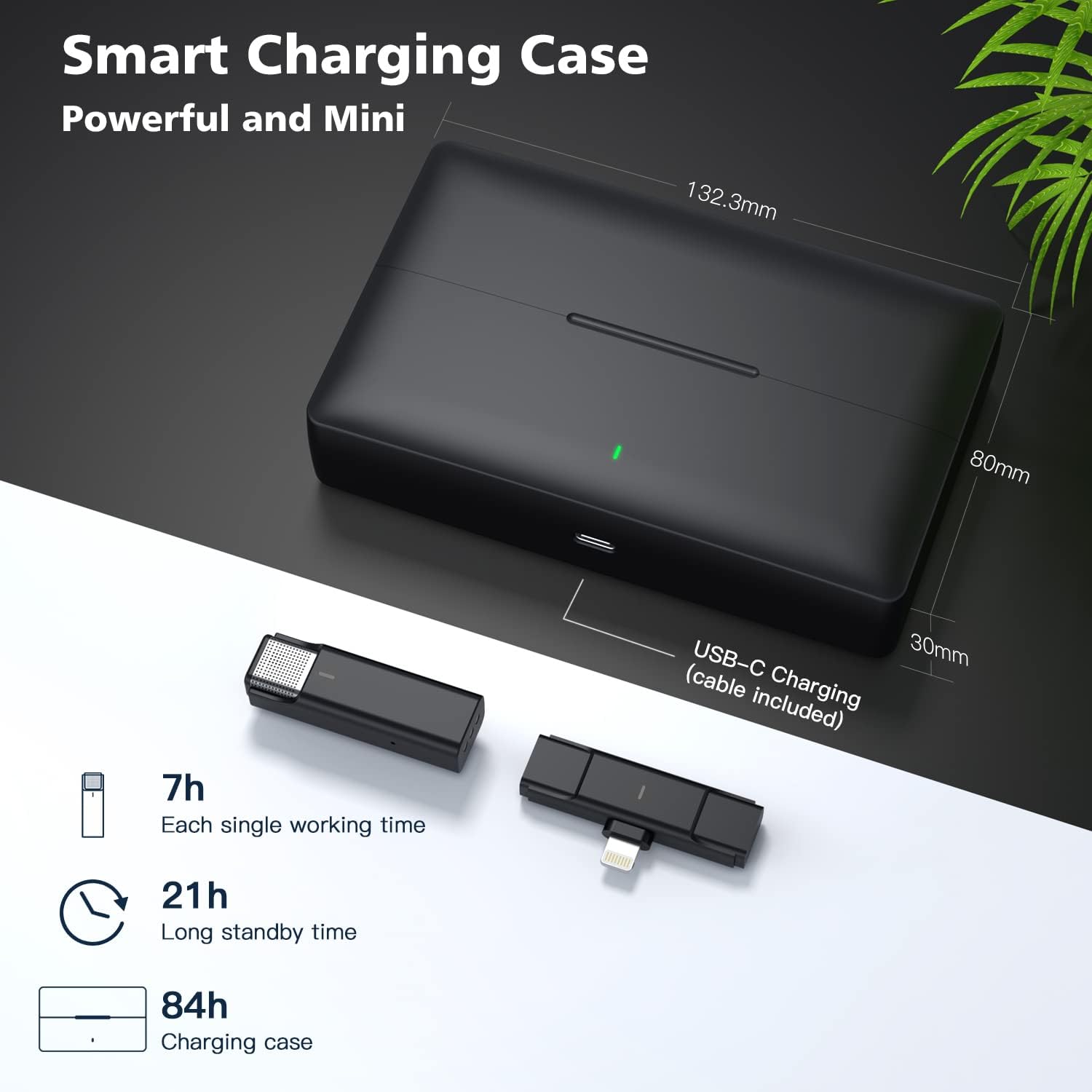 Hộp sạc có dung lượng lên đến 1250mAh