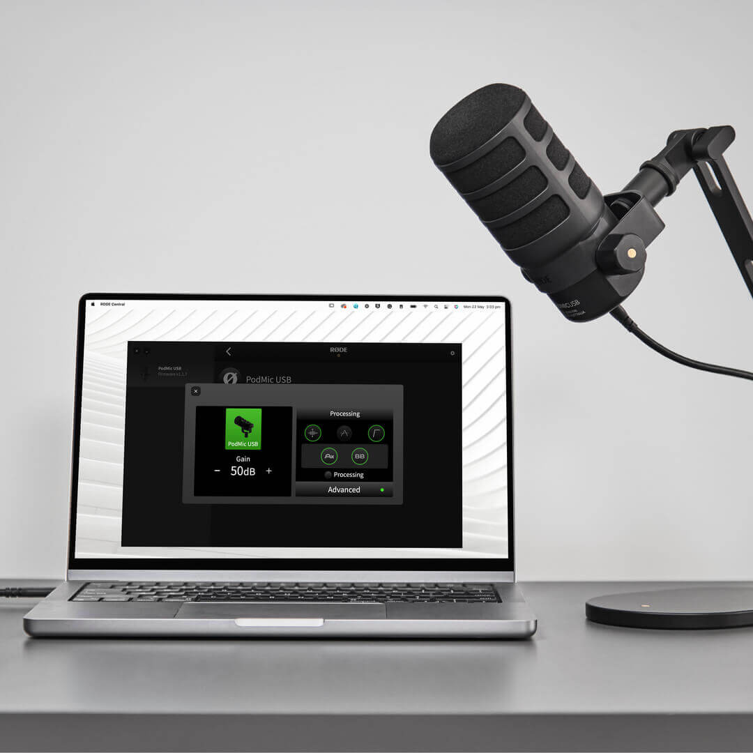 Micro thu âm Rode PodMic USB là micrô động cực kỳ linh hoạt lý tưởng cho podcasting, phát trực tuyến, chơi game