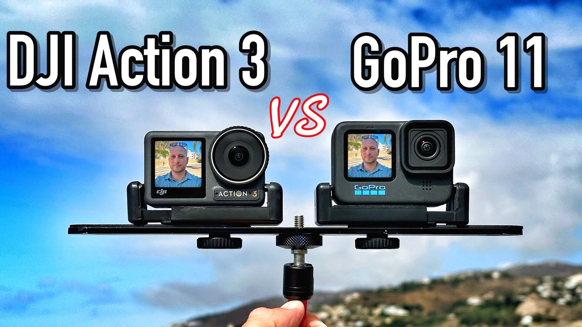 GoPro và DJI là hai đối thủ đáng gờm trong thị trường camera hành động.