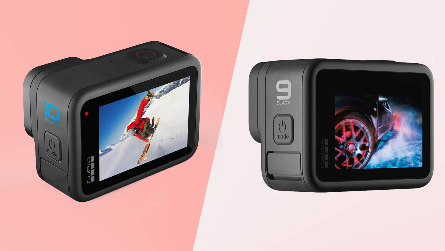 GoPro 10 có chất lượng màn hình phía trước và phía sau khác so với GoPro 9
