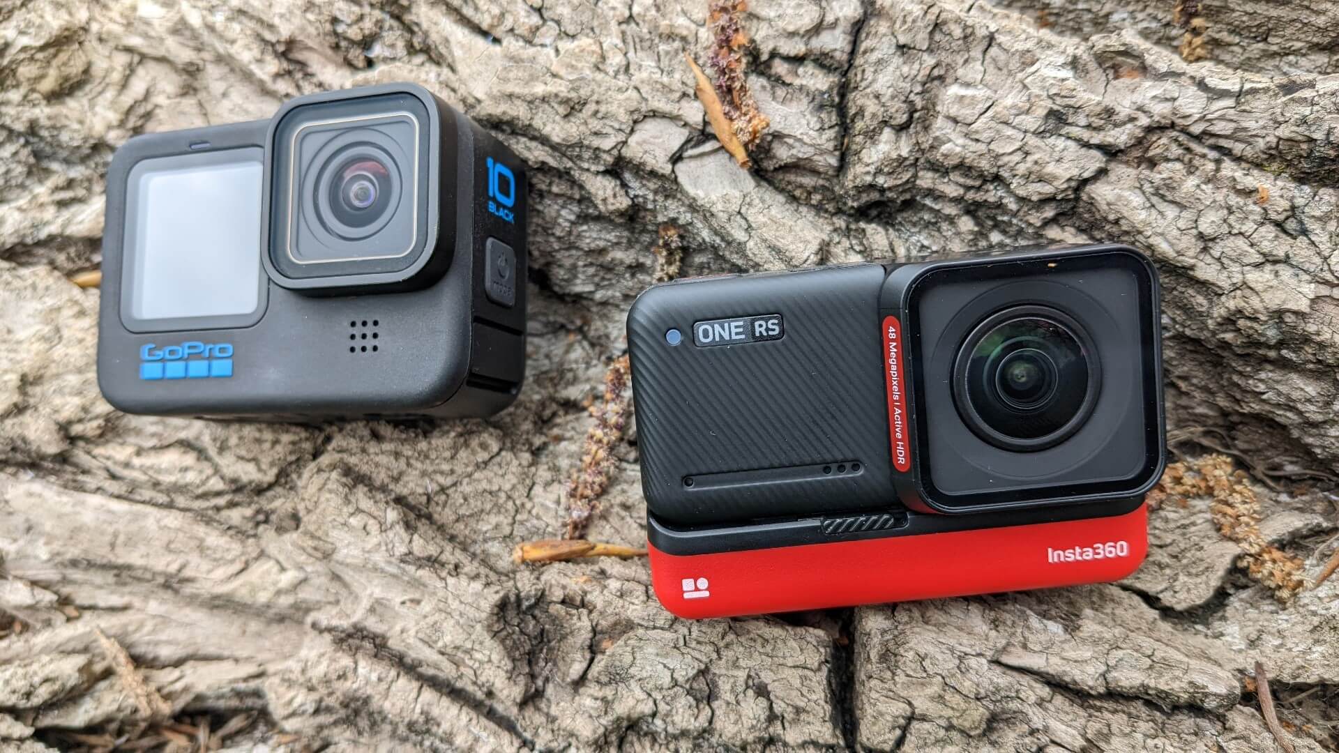 Insta360 One RS với GoPro 10 so sánh về thiết kế