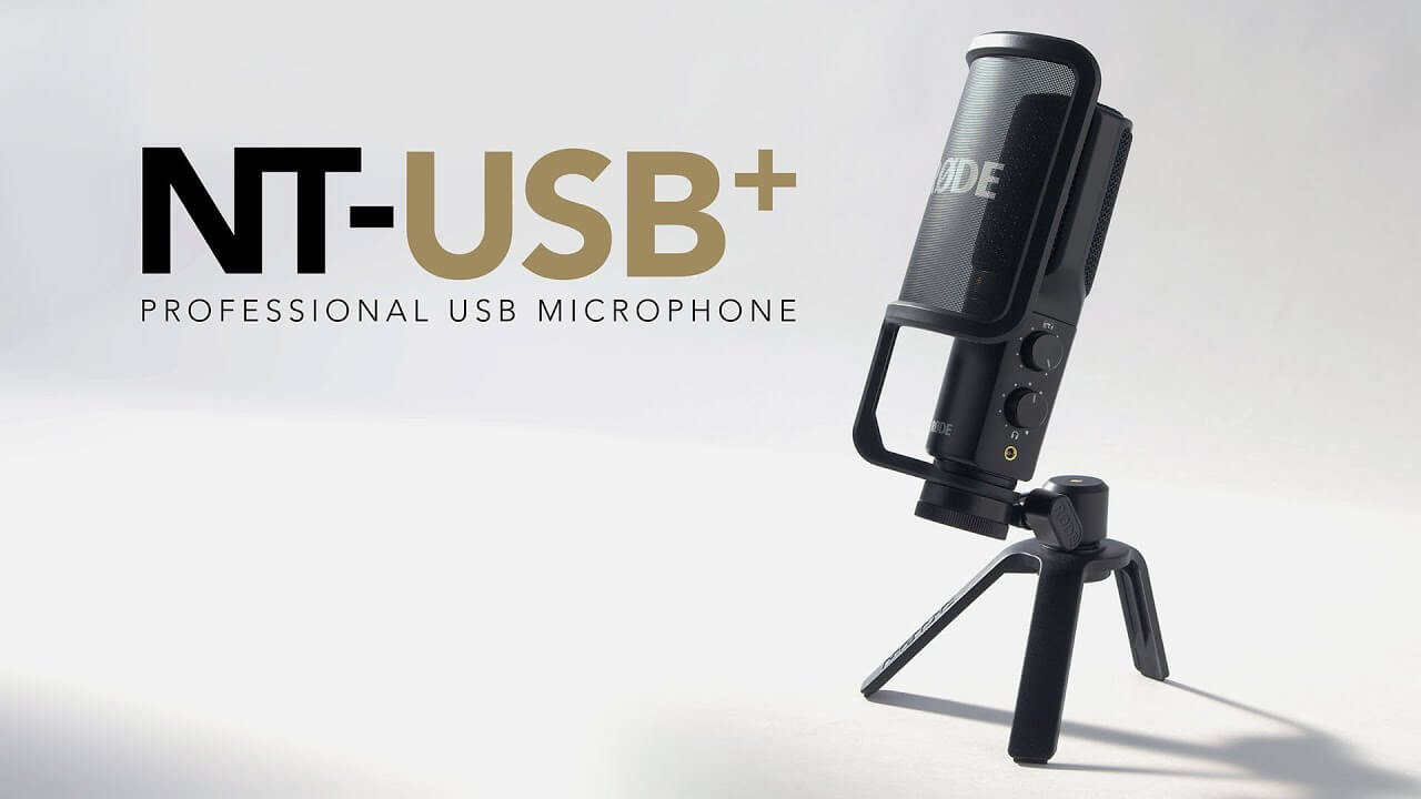 Micro Rode NT-USB+ có thiết kế micro USB nhỏ gọn, chuyên nghiệp dùng để podcasting, lồng tiếng,...