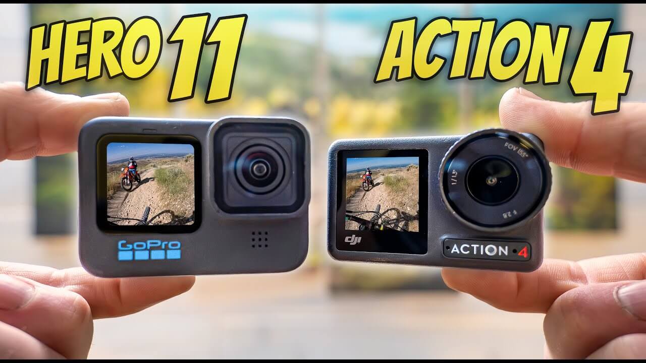 GoPro Hero 11 Black vs DJI Osmo Action 4 là hai trong những chiếc camera hành động tốt nhất thị trường