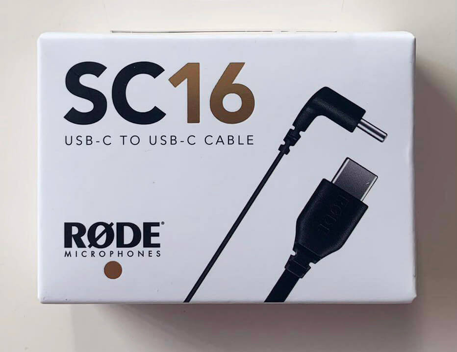 Dây chuyển đổi Rode SC16 USB Type-C To USB Type-C có thiết kế gọn nhẹ