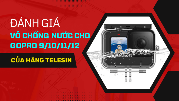 Đánh giá vỏ chống nước GoPro 9101112 Telesin chất lượng, có giá siêu rẻ | HTCamera