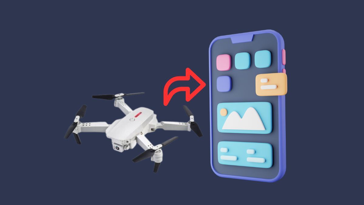 Một bộ điều khiển của flycam thường được trang bị hai cần điều khiển tháo rời.