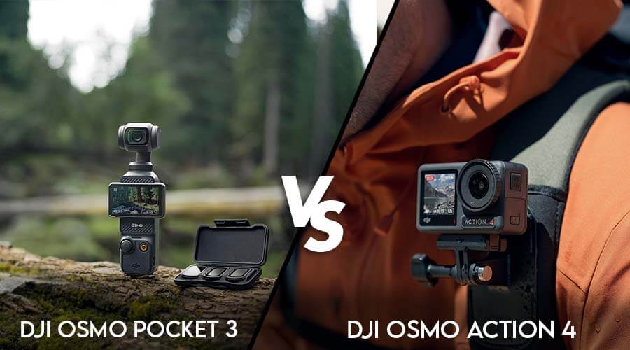 Khi so sánh DJI Osmo Pocket 3 Vs DJI Osmo Action 4, cả hai máy ảnh đều có khả năng phát trực tiếp và hoạt động như webcam.