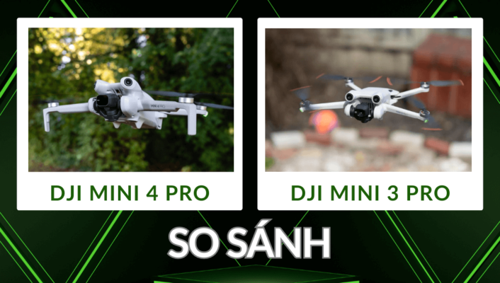 So sánh DJI Mini 4 Pro với DJI Mini 3 Pro | HTCamera