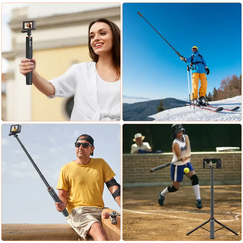 Gậy Selfie Stick và Tripod VRIG TP21 không chỉ tuyệt vời để chụp ảnh và quay video mà còn để ghi lại những kỷ niệm.