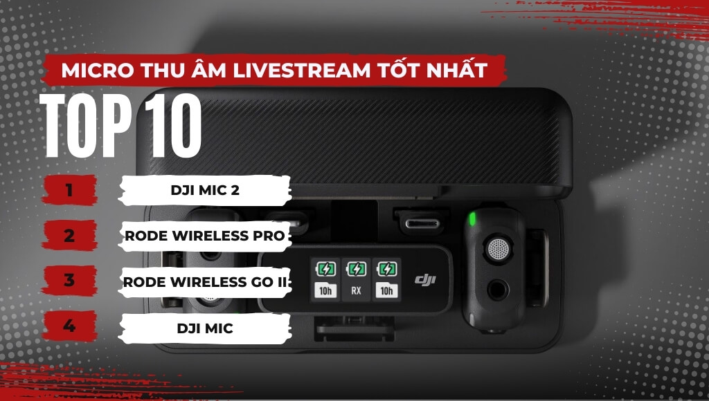 Top 10 Micro Thu Âm Livestream Tốt, Giá Rẻ Nhất Hiện Nay | HTCamera