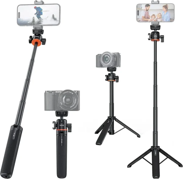 Chân Máy VRIG TP-06 | Phụ Kiện Vlogs | Chân Máy Gậy Tự Sướng | HTCamera 1