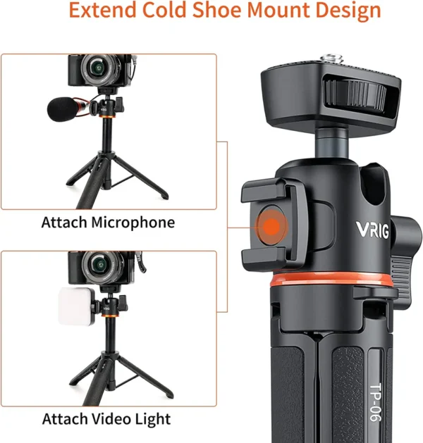 Chân Máy VRIG TP-06 | Phụ Kiện Vlogs | Chân Máy Gậy Tự Sướng | HTCamera 5