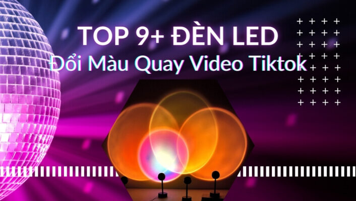 Top 9+ đèn LED đổi màu quay video Tiktok giá rẻ nên mua | HTCamera