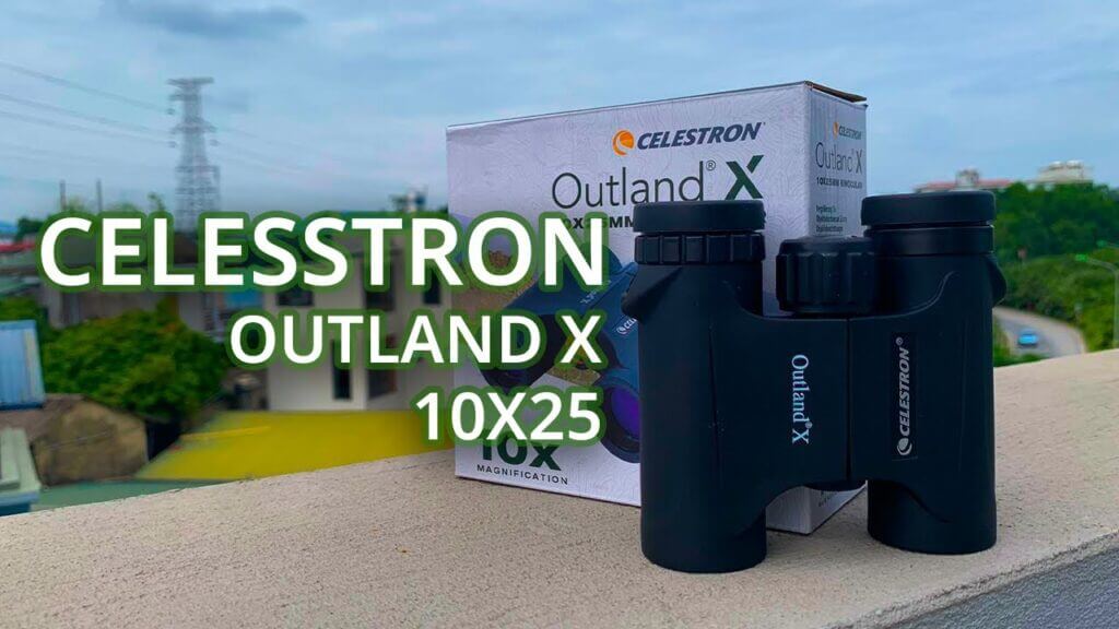 Ống nhòm Celestron Outland X có thiết kế nhỏ gọn, đáp ứng nhiều mục đích sử dụng, từ phiêu lưu ngoài trời đến các sự kiện thể thao