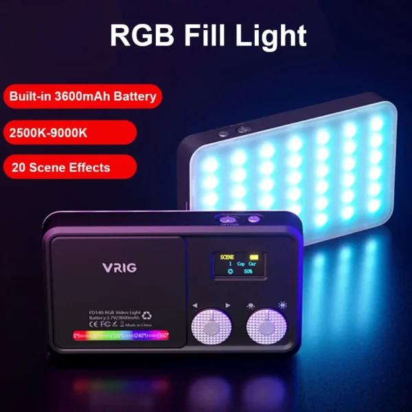 Den led VRIG FD140 RGB HTcamera 1