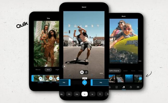 App GoPro Quik la gi HTCamera 1