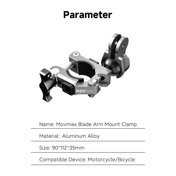 Movmax Blade Arm Mount Clamp - Hình ảnh 4